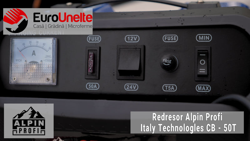 Redresor auto Alpin Profi Italy Technologles CB-50T, 12-24V, 40-400Ah