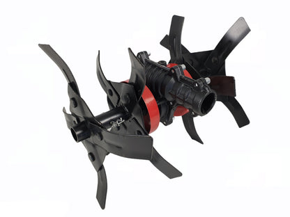 Cultivator motocoasa, 28mm x 9T, compatibil tija 28mm si 9 caneluri