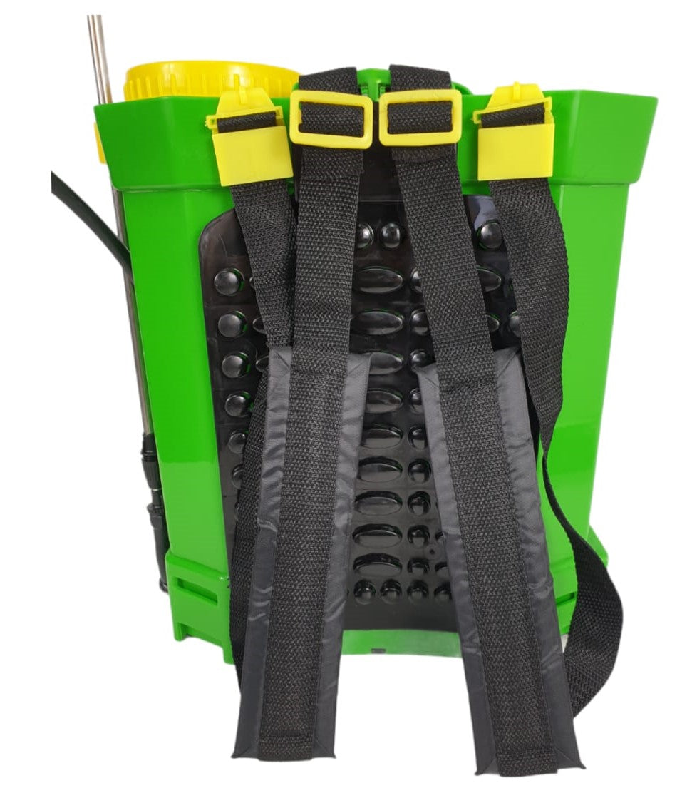 Pompa de stropit cu acumulator culoare verde, brand Procraft, volum 12 Litri, Vermorel. Include acumulator, incarcator, sita lichide, 3 duze diferite incluse, lance metalica, maner reglare debit. O oferta speciala de la EuroUnelte.ro