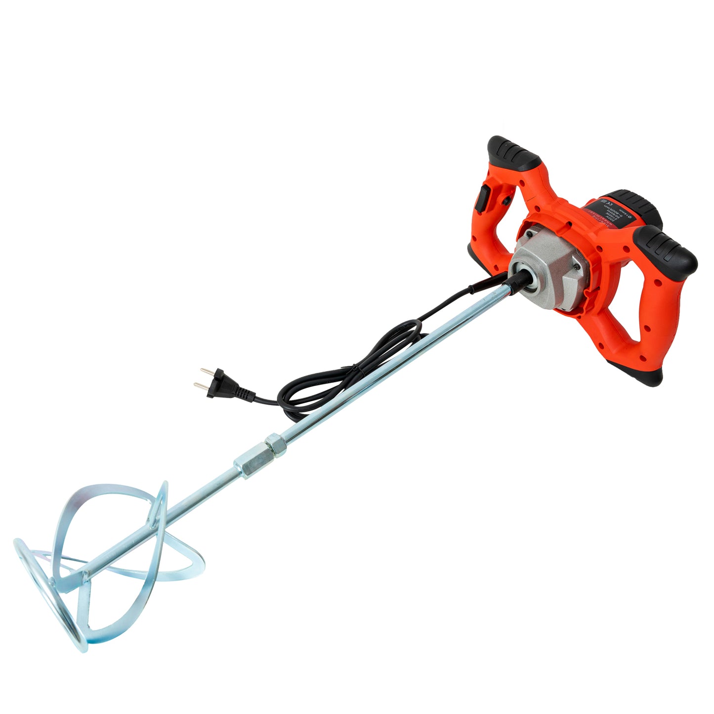 Amestecator mortar VOKNER, 2600W, 6 Viteze, 1 Paleta Inclusa, Portocaliu